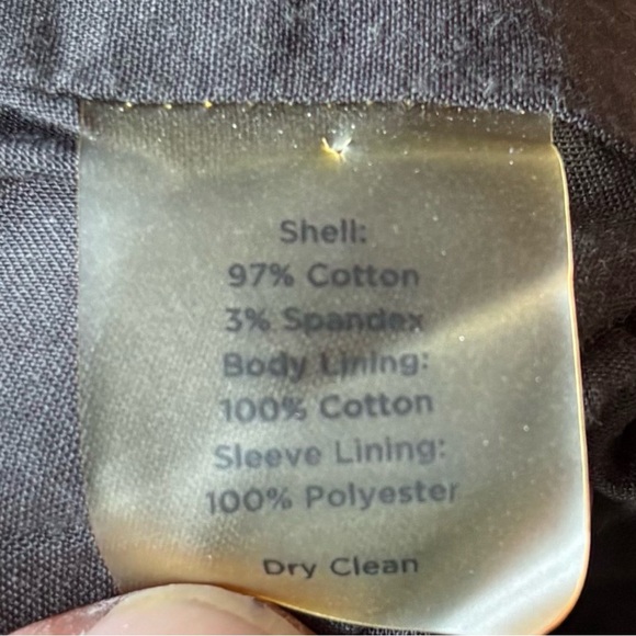 Talbots Black and White Patterned Blazer - Picture 5 of 5